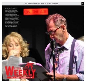 Keys Weekly Feb 8th, 2018 - Cover image from War of the World's - Kthe Keys Players production.