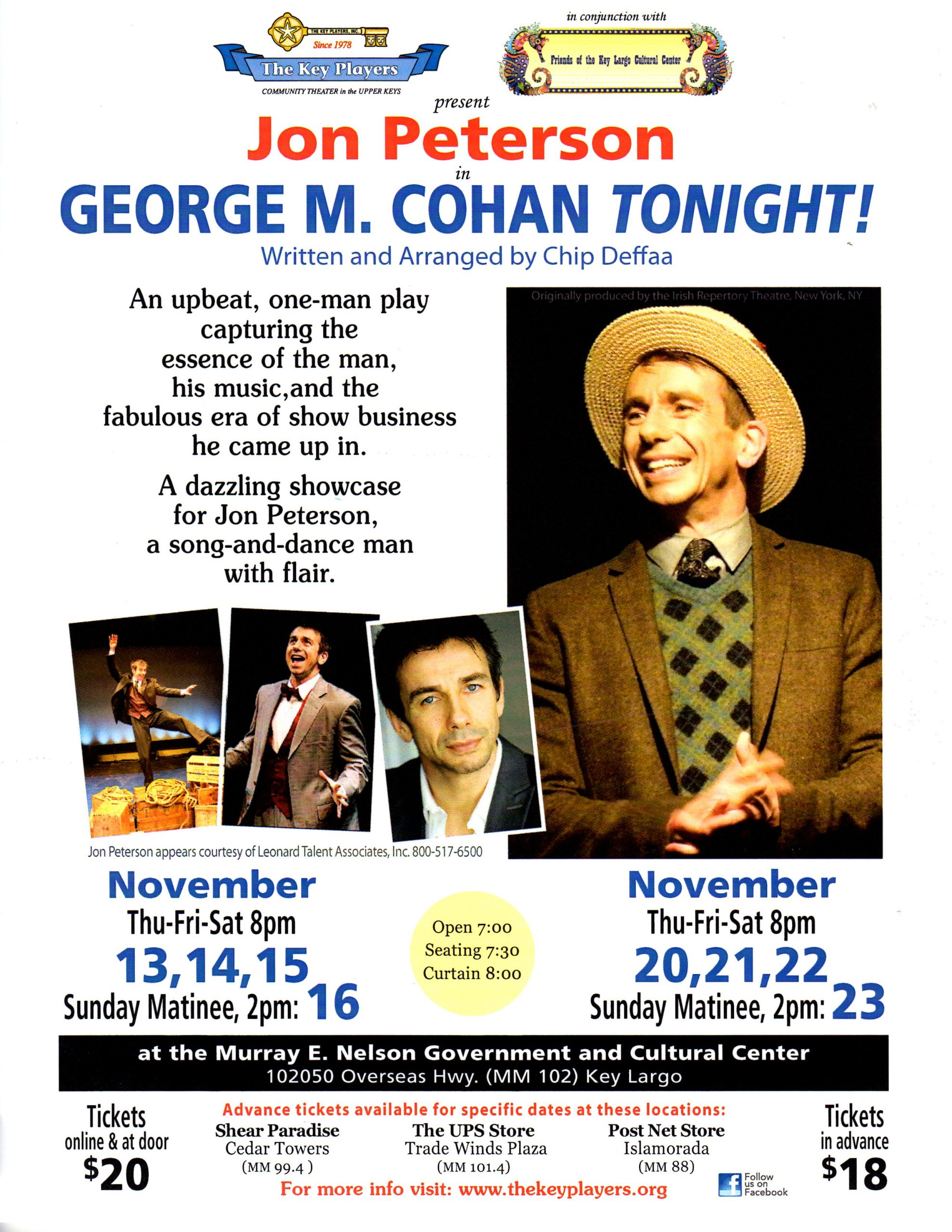 George M. Cohan Tonight show poster