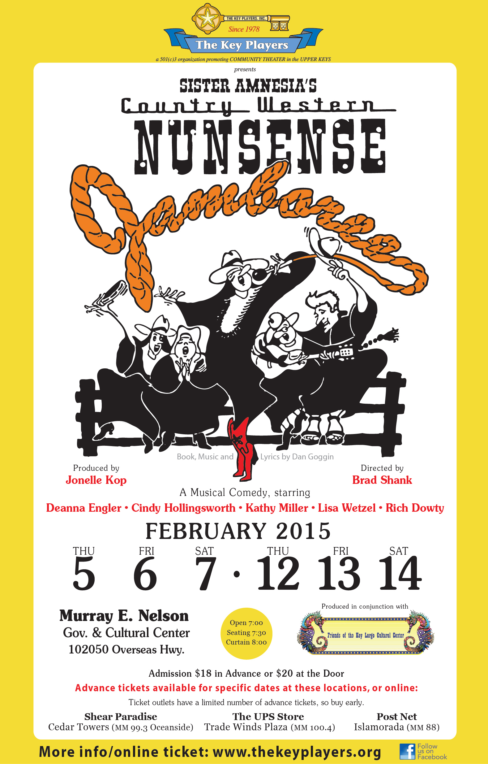 Nunsense Jamboree (2015) show poster