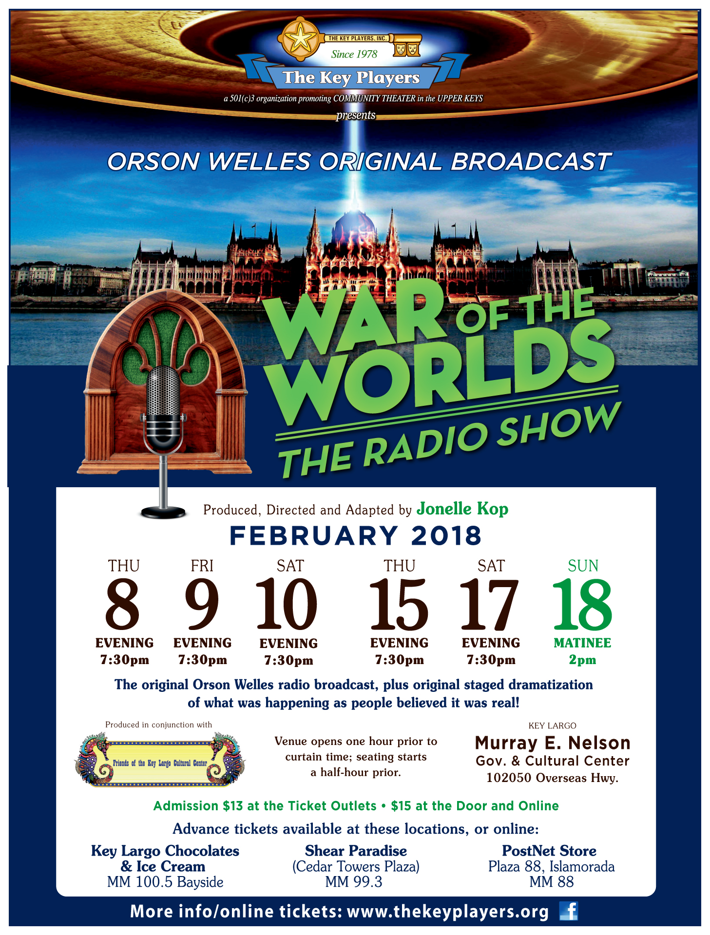 War of the Worlds show poster