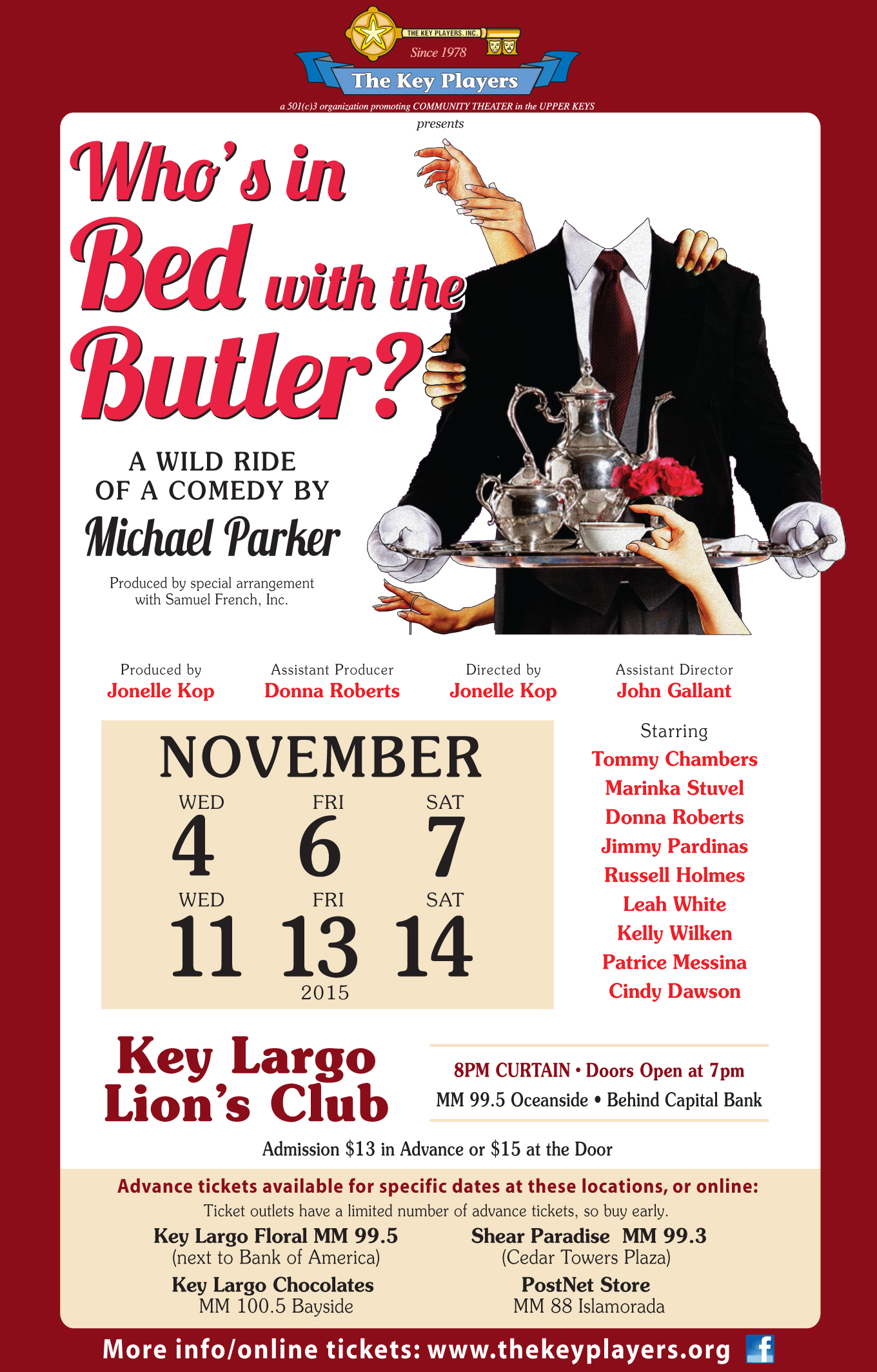 Who's in Bed with the Butler show poster